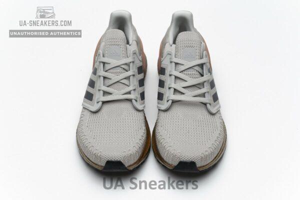 FV4389 adidas Ultra BOOST 20 CONSORTIUM Metal Grey and Coral Real Boost - Image 5