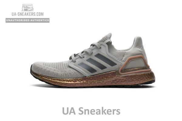 FV4389 adidas Ultra BOOST 20 CONSORTIUM Metal Grey and Coral Real Boost - Image 12