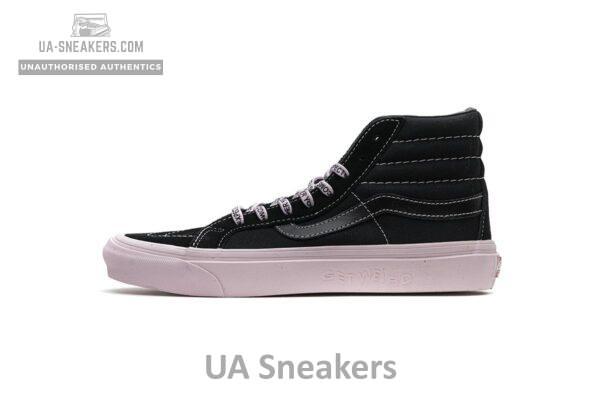 VN0A36C7OYN Vans OG SK8-HI LX Black Pink - Image 15