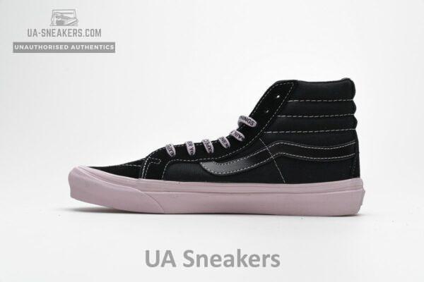 VN0A36C7OYN Vans OG SK8-HI LX Black Pink
