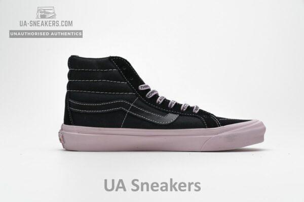 VN0A36C7OYN Vans OG SK8-HI LX Black Pink - Image 11