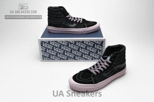 VN0A36C7OYN Vans OG SK8-HI LX Black Pink - Image 4