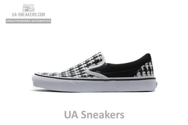 Vans Classic Slip-On Karl Lagerfeld Black White