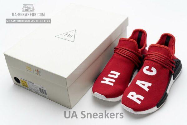 Pharrell Williams x Adidas NMD Human Race “Red” Real Boost BB0616 - Image 3