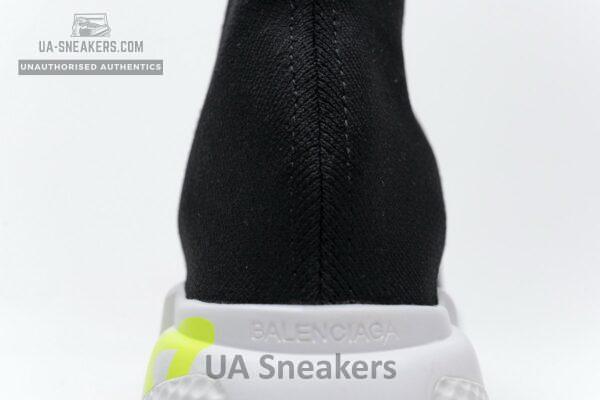 Balenciaga Stretch Mesh High Top Sneaker Black White - Image 8