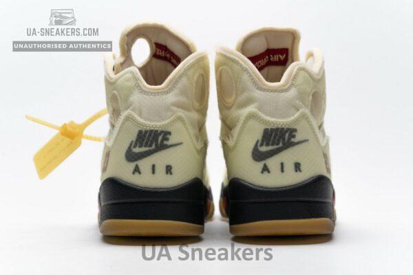 DH8565-100 OFF White x Air Jordan 5 Retro SP Sail - Image 7