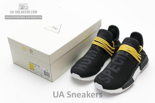 Pharrell Williams x Adidas NMD Human Race “Black” Real Boost BB3068 - Image 3