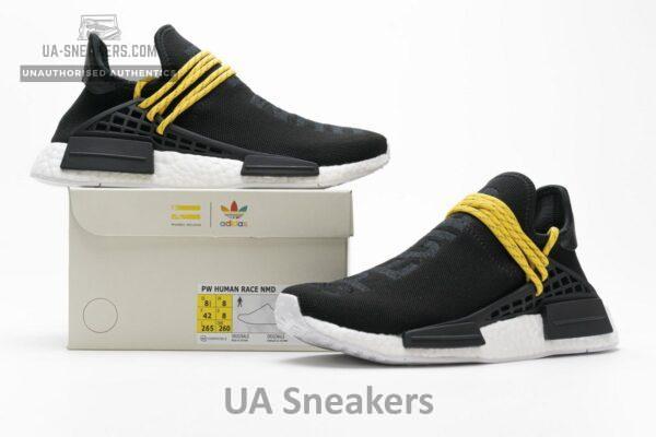 Pharrell Williams x Adidas NMD Human Race “Black” Real Boost BB3068 - Image 2