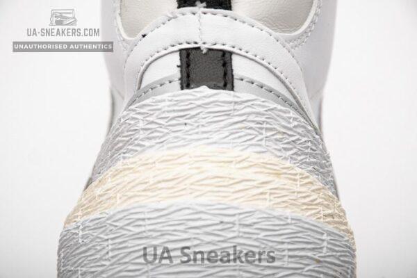 BV0072-100 Sacai x Nike Blazer Mid White Grey - Image 12