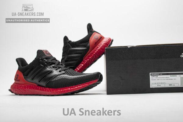 FW3724 adidas Ultra Boost 2.0 Real Boost Xi'an Black Red - Image 2