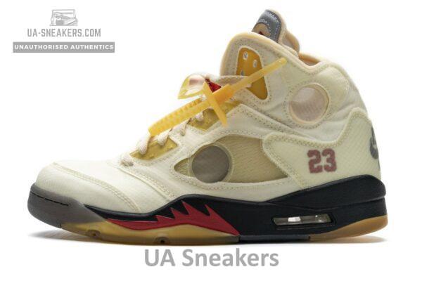 DH8565-100 OFF White x Air Jordan 5 Retro SP Sail - Image 17