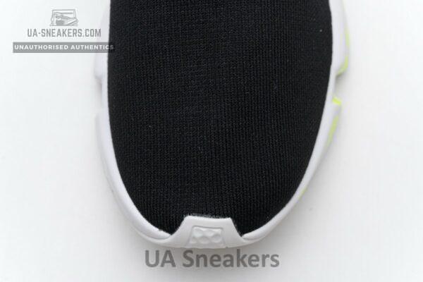 Balenciaga Stretch Mesh High Top Sneaker Black White - Image 13