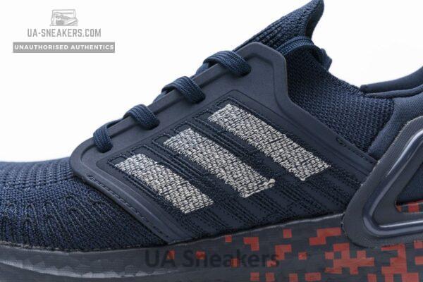 FY3451 adidas Ultra BOOST 20 CONSORTIUM Dark Blue Red Real Boost - Image 9
