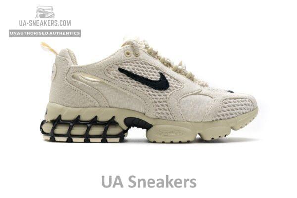 CQ5486-200 Stussy X Nike Air Zoom Spiridon Caged 2 Fossil - Image 16