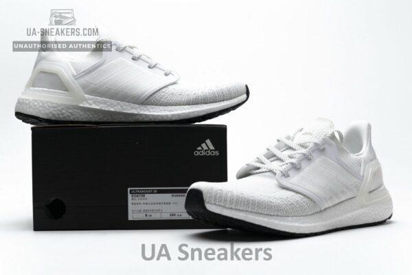 EG0709 adidas Ultra BOOST 20 White Reflective - Image 2