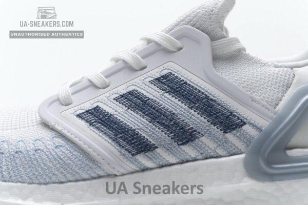 FY3454 adidas Ultra BOOST 20 White Light Blue - Image 10