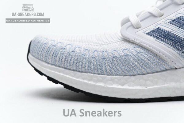 FY3454 adidas Ultra BOOST 20 White Light Blue - Image 11