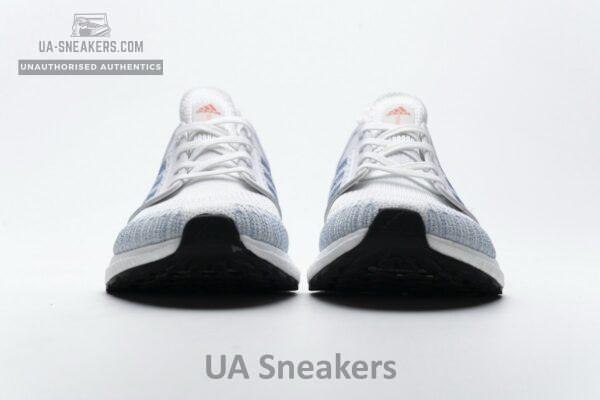 FY3454 adidas Ultra BOOST 20 White Light Blue - Image 5