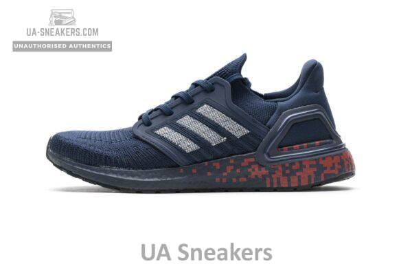 FY3451 adidas Ultra BOOST 20 CONSORTIUM Dark Blue Red Real Boost - Image 15