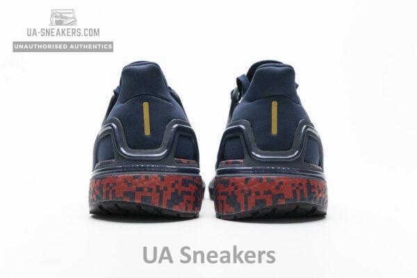 FY3451 adidas Ultra BOOST 20 CONSORTIUM Dark Blue Red Real Boost - Image 7