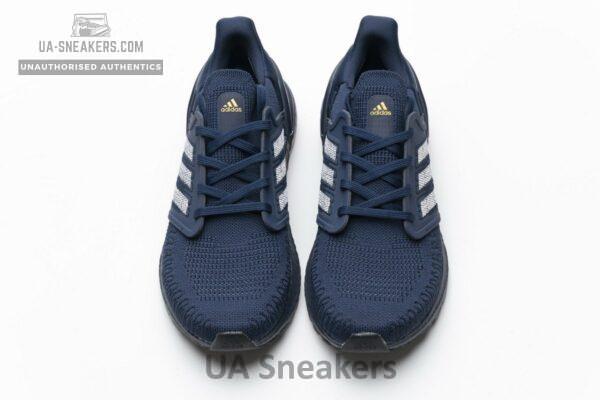 FY3451 adidas Ultra BOOST 20 CONSORTIUM Dark Blue Red Real Boost - Image 4