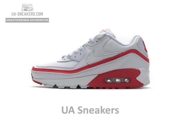 CJ7197-103 Undefeated x Nike Air Max 90 White Red