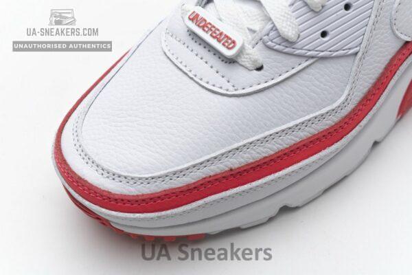 CJ7197-103 Undefeated x Nike Air Max 90 White Red - Image 9