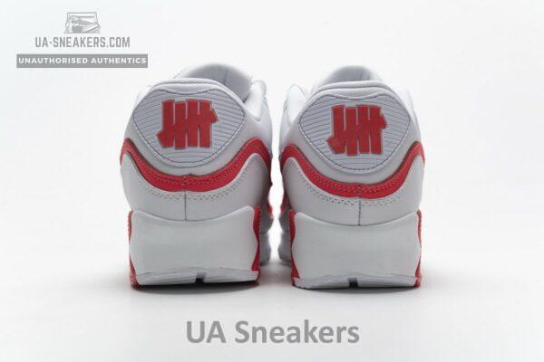CJ7197-103 Undefeated x Nike Air Max 90 White Red - Image 5
