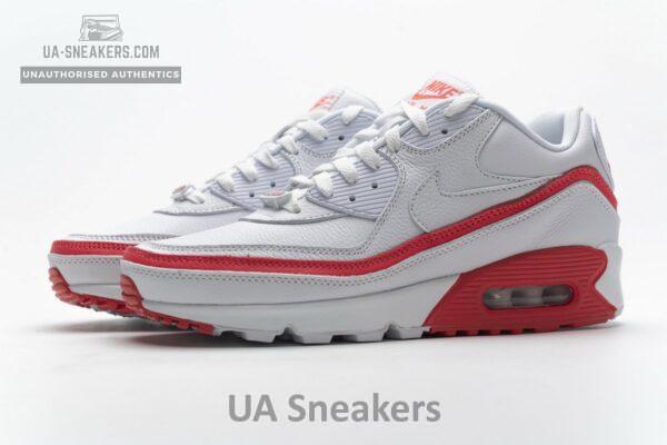 CJ7197-103 Undefeated x Nike Air Max 90 White Red - Image 6