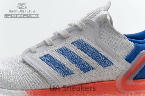 FY3453 adidas Ultra BOOST 20 White Blue - Image 10