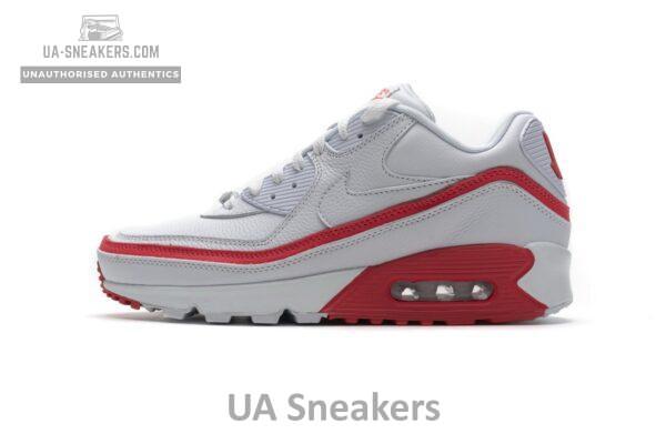 CJ7197-103 Undefeated x Nike Air Max 90 White Red - Image 13