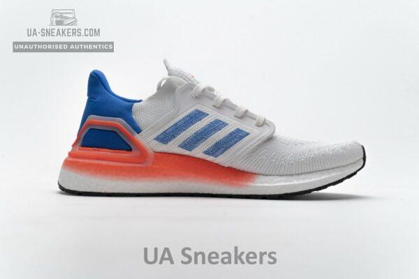 FY3453 adidas Ultra BOOST 20 White Blue - Image 15