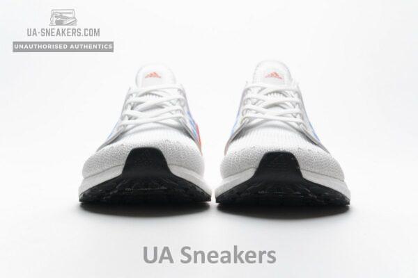 FY3453 adidas Ultra BOOST 20 White Blue - Image 6