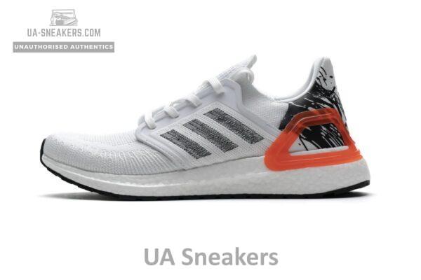 EG0699 adidas Ultra BOOST 20 Splatter White Black - Image 15