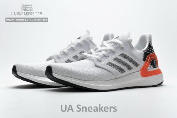 EG0699 adidas Ultra BOOST 20 Splatter White Black - Image 6