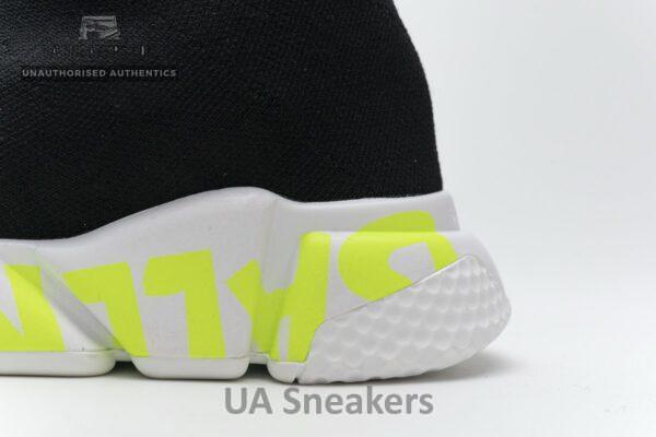 Balenciaga Stretch Mesh High Top Sneaker Black White - Image 10