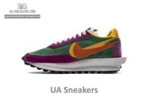 Sacai x Nike LDWaffle GreenPinkOrange BV0073-301