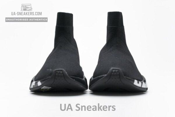 Balenciaga Stretch Mesh High Top Sneaker All Black - Image 5
