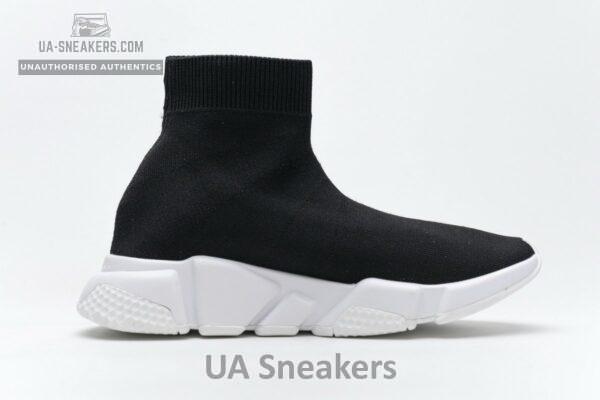 Balenciaga Stretch Mesh High Top Sneaker Black White - Image 14