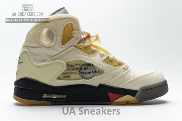 DH8565-100 OFF White x Air Jordan 5 Retro SP Sail - Image 16