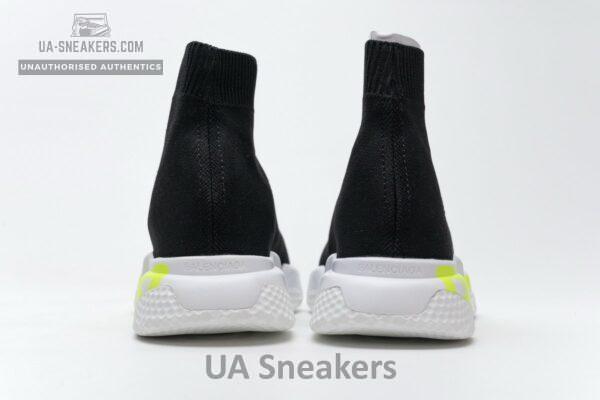 Balenciaga Stretch Mesh High Top Sneaker Black White - Image 7
