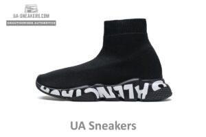 Balenciaga Stretch Mesh High Top Sneaker All Black
