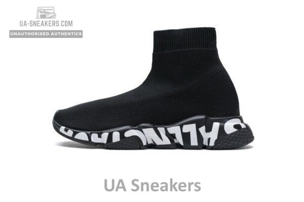 Balenciaga Stretch Mesh High Top Sneaker All Black