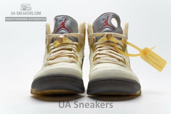 DH8565-100 OFF White x Air Jordan 5 Retro SP Sail - Image 5