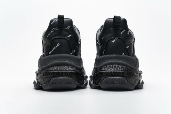 524039 W09E1 2021 Balenciaga Triple S Letter Black - Image 7