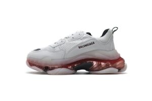 0625 W09O1 Balenciaga Triple S Milk White Black