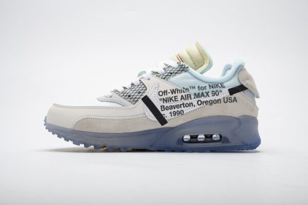 AA7293-100 Off-White x Nike Air Max 90 “All White” - Image 2