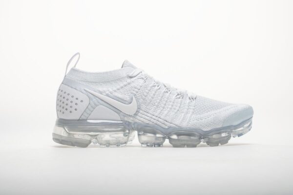 942842-100 Nike Air VaporMax 2.0 White Platinum - Image 2