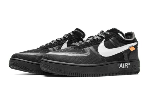AO4606-001 OFF White X Air Force 1 Low Black - Image 6