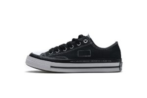 161209C Fragment x Moncler Converse CTAS LIFT OX Black White